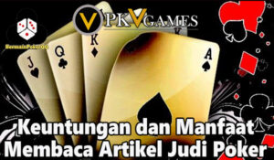 artikel judi poker